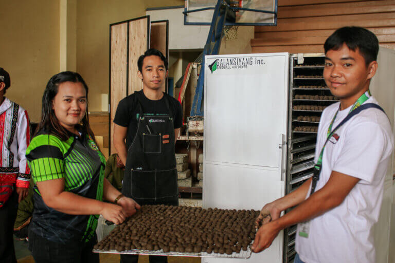 Galansiyang - Seedball drying